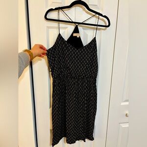 Spaghetti strap racerback mini dress from LOFT